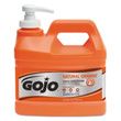 GOJO NATURAL ORANGE Pumice Hand Cleaner with Pump Dispenser