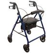 ProBasics Steel Rollator With 6 Inch Wheels - Blue