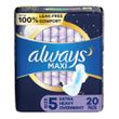 Procter & Gamble Always Overnight Absorbency Feminine Pad