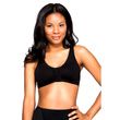 QT Intimates Front Closure Leisure Bra-Black 