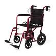 Medline Aluminum Transport Chair - Red