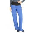 Medline Ocean Ave Womens Stretch Fabric Support Waistband Scrub Pants - Ceil Blue