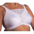 Nearly Me 660 Lace Cami Mastectomy Bra - White