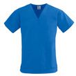 Medline ComfortEase Ladies V-Neck Two-Pocket Scrub Tops - Royal Blue