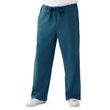 Medline Newport Ave Unisex Stretch Fabric Scrub Pants with Drawstring - Caribbean Blue