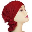 Chemo Beanies Nancy Red Ruffle