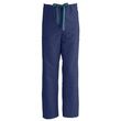 Medline ComfortEase Unisex Non-Reversible Drawstring Cargo Pants - Midnight Blue