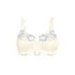 Amoena Arya Padded Non-Wired Bra - Off-white / light blue Front