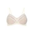 Amoena Aurora Wire Free Bra - White/Nude Front