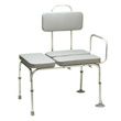 Economy Padded Vinyl Transfer Bath Bench