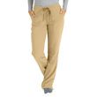 Medline Melrose Ave Womens Stretch Fabric Boot Cut Scrub Pants - Khaki