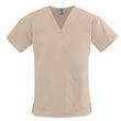 Medline ComfortEase Ladies V-Neck Two-Pocket Scrub Tops - Khaki