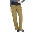 Medline Ocean Ave Womens Stretch Fabric Support Waistband Scrub Pants - Khaki