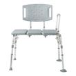 Medline Bariatric Knockdown Transfer Bench with Back