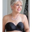 ABC Seamless Strapless Mastectomy Bra Style 112 - Black front 