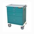 Harloff Four Drawer Short Anesthesia Cart