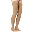 Jobst Opaque Maternity Closed Toe Thigh High Compression Stockings - Caramel