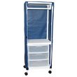 MJM International Three Drawer Hanging Universal Cart