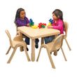 Children Factory Square Table And 4 Chairs Set - Preschool