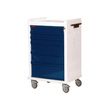 Harloff MRI-Conditional Six Drawer Anesthesia Cart With Key Lock