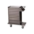 Harloff Stainless Steel Eight Drawer Cast Cart