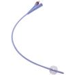 Covidien Dover Two-Way Uncoated 100% Silicone Pediatric Foley Catheter - 3cc Balloon Capacity