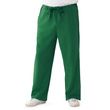 Medline Newport Ave Unisex Stretch Fabric Scrub Pants with Drawstring - Hunter Green