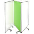 AdirOffice Double-Sided Whiteboard and Flannel Partition