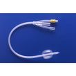 Rusch 100% Silicone 3-Way Foley Catheter - 30cc Balloon Capacity