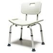 Graham Field Lumex Bath Seats with Backrest - Standard gray 