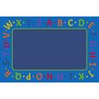 Childrens Factory Alphabet Border Educational Rugs