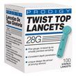 Prodigy Twist Top Lancets