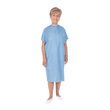 Standard Patient Gown With Tie Back-Blue Print