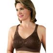 Post Mastectomy Fashion Bra - Chocolate Front View