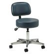 Clinton Premier Series Five-Leg Pneumatic Stool with Backrest