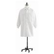 Medline Unisex Knit Cuff Knee Length White Lab Coat