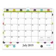 Blue Sky Teacher Dots Academic Year Wall Calendar