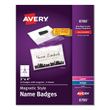 Avery Magnetic Style Name Badge Kit