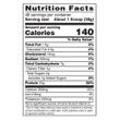 Nutritional Facts