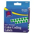 Avery Handwrite-Only Self-Adhesive Removable Round Color-Coding Labels in Dispensers