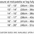 Hely & Weber KUHL Knapp Sleeve size chart