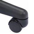 Clinton Value Series Five-Leg Spin Lift Stool with Backrest - Optional Soft Roll Casters