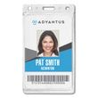 Advantus Frosted Rigid Badge Holders