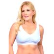 La Leche League Lace Nursing Sleep Bra-Wisteria/Ivory