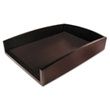 Artistic Eco-Friendly Bamboo Curves Letter Tray
