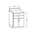 Hausmann ProLine Professional Base Cabinet