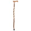 Mabis DMI Briggs Brazos Twisted Sassafras Walking Cane With Traditional Handle