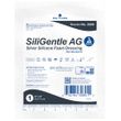 Dynarex SiliGentle AG Silver Silicone Non-Bordered Foam Dressing - 3080