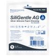 Dynarex SiliGentle AG Silver Silicone Non-Bordered Foam Dressing - 3082