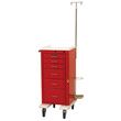 Harloff Six Drawer Mini Line Emergency Cart Speciality Package